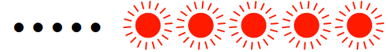 Battery warning: red LED flashes